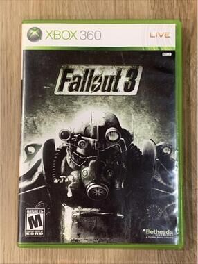 Fallout 3 Xbox 360 2008 w/ Manual Tested Works Very Good Condition
